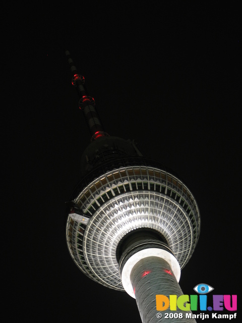 25523 Fernsehturm Berlin (TV Tower) at night